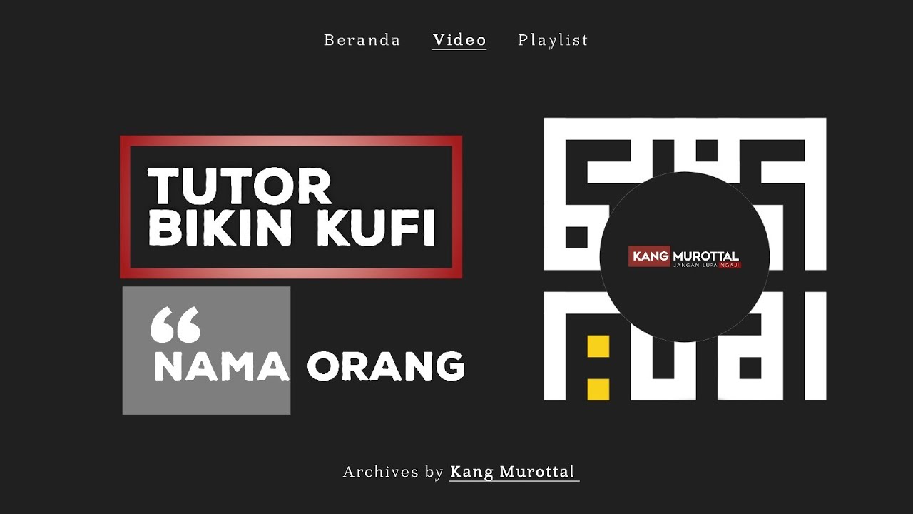 Tutorial Membuat Kufi Square di Aplikasi PixelLab Beserta Penjelasannya