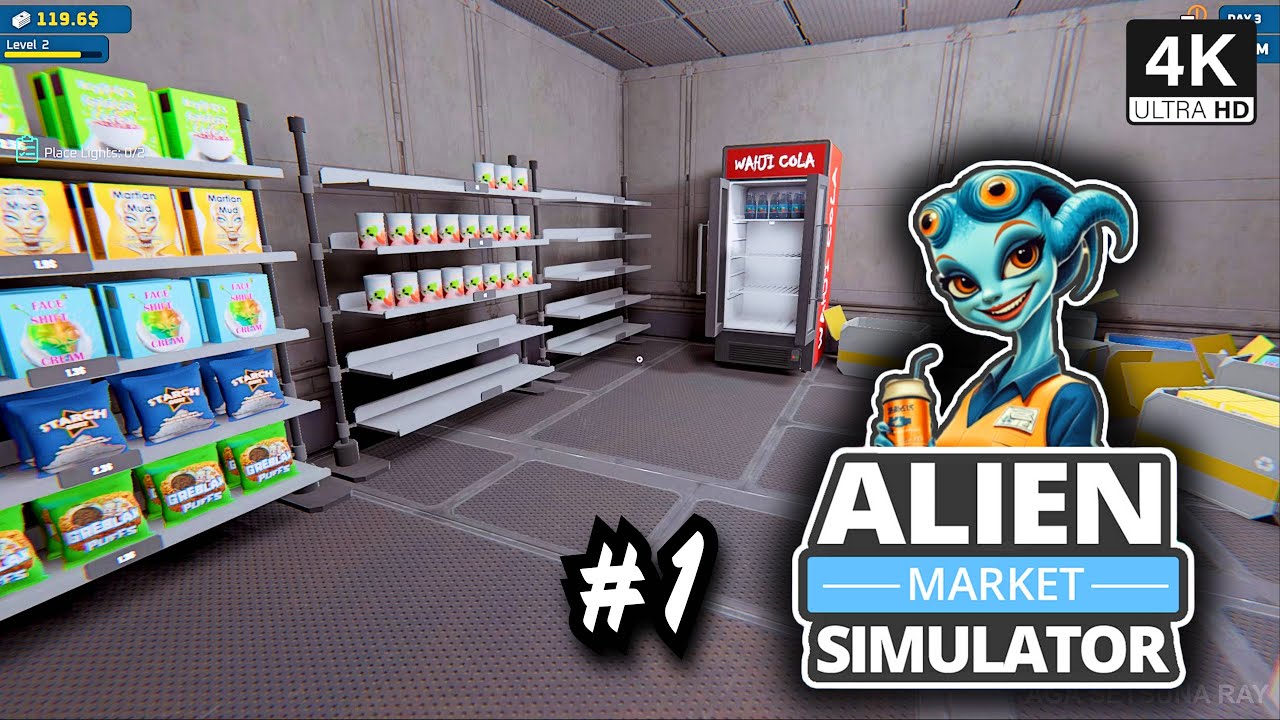 Alien Market Simulator +Reshade #1 Full Access Gameplay Longplay NoCommentary