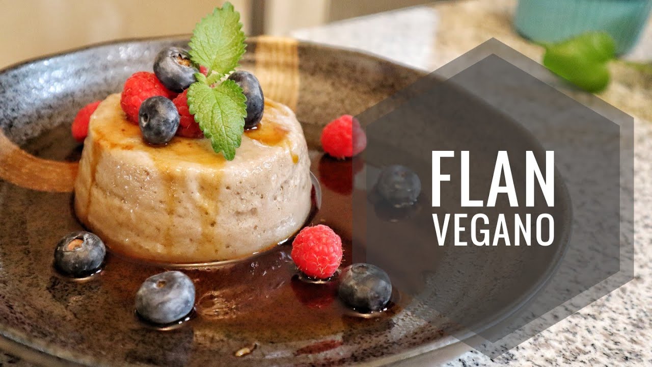 FLAN VEGANO de platano
