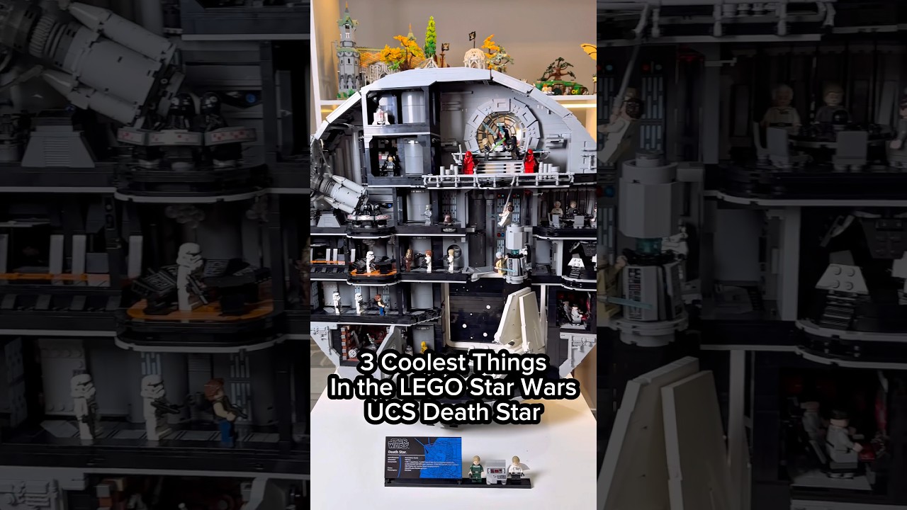 3 Coolest Things in LEGO Star Wars UCS Death Star!#lego #rlfm #reviews #75419 #legostarwars