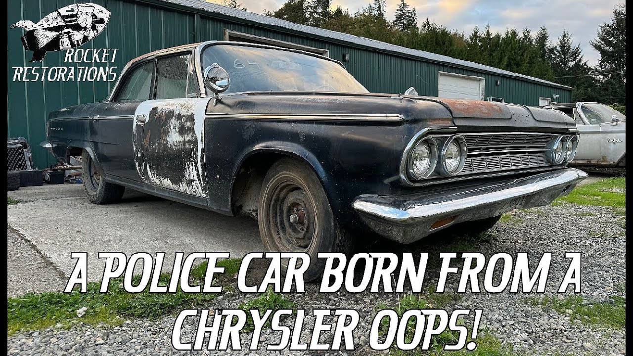 Ex-Police 1964 Dodge 880 CHP Car! California Highway Patrol W/ 413 HP!