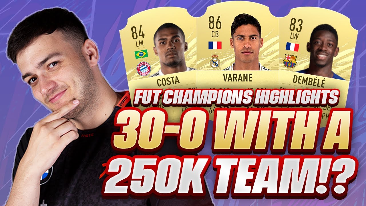 30-0 ON FUT CHAMPS w/ THE BEST META 250K TEAM!! FIFA 21 PRO PLAYER SQUAD BUILDER 📉💰