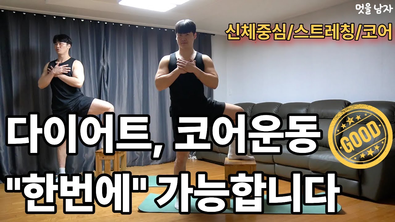 체력이 없다면 꼭 해야하는 전신 다이어트/코어운동! [소음걱정x]