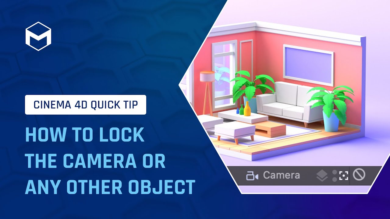 #C4DQuickTip 10: How to lock the camera or any other object in Cinema 4D