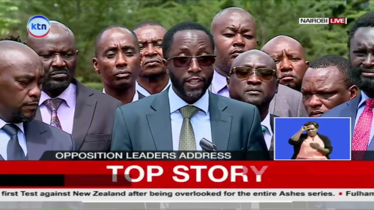 Opposition leaders in Nairobi address State of the Nation focusing on governance concerns