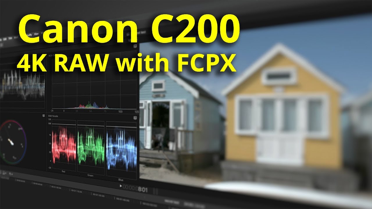 Canon C200 4K RAW with FCPX Plugin