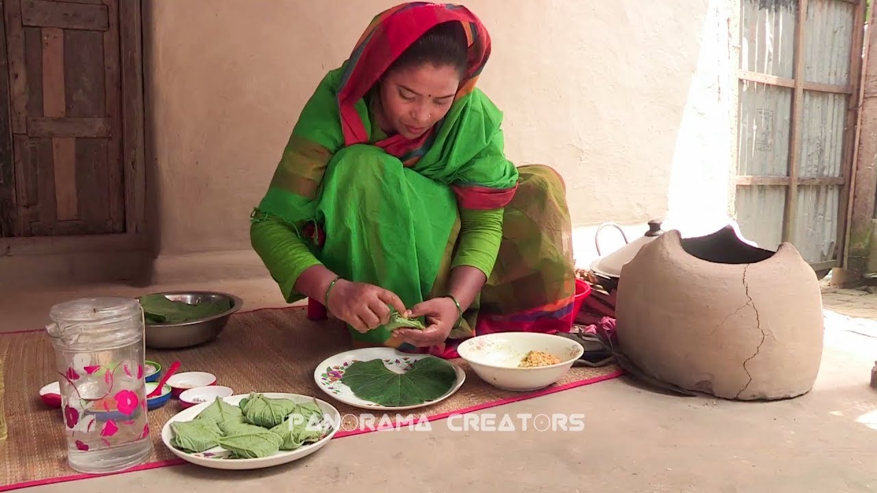 লাউয়ের পাতায় মাছের বড়া || Panorama Cooking