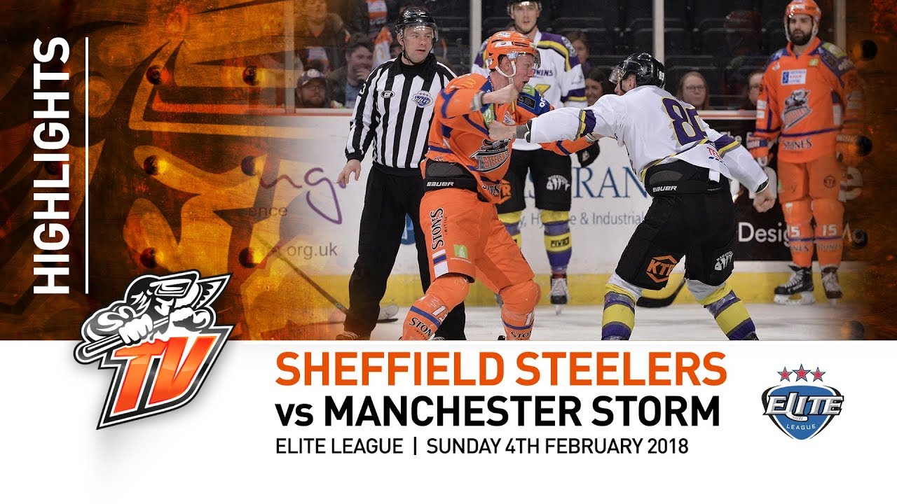Sheffield Steelers v Manchester Storm - EIHL - 4th February 2018