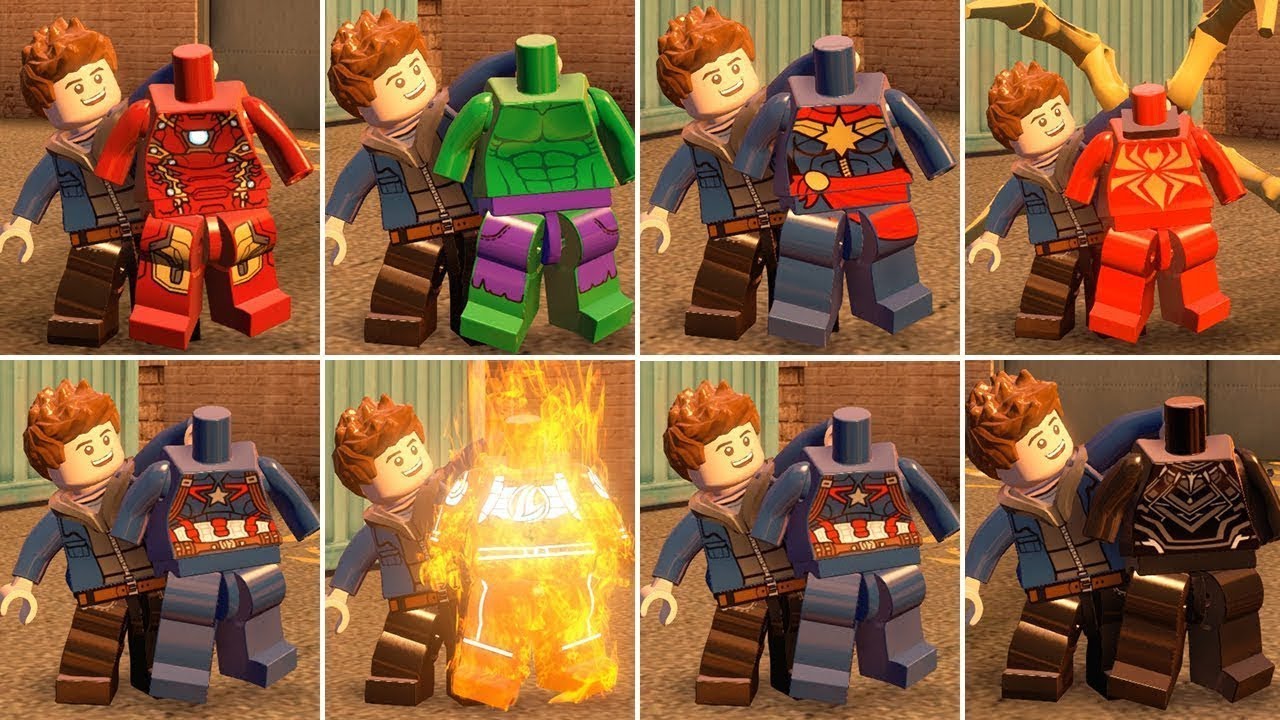All Characters Perform Ant-Man Transformation Animation in LEGO Marvel's Avengers