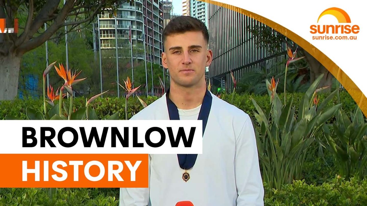 Nick Daicos claims historic Brownlow Medal victory | Sunrise