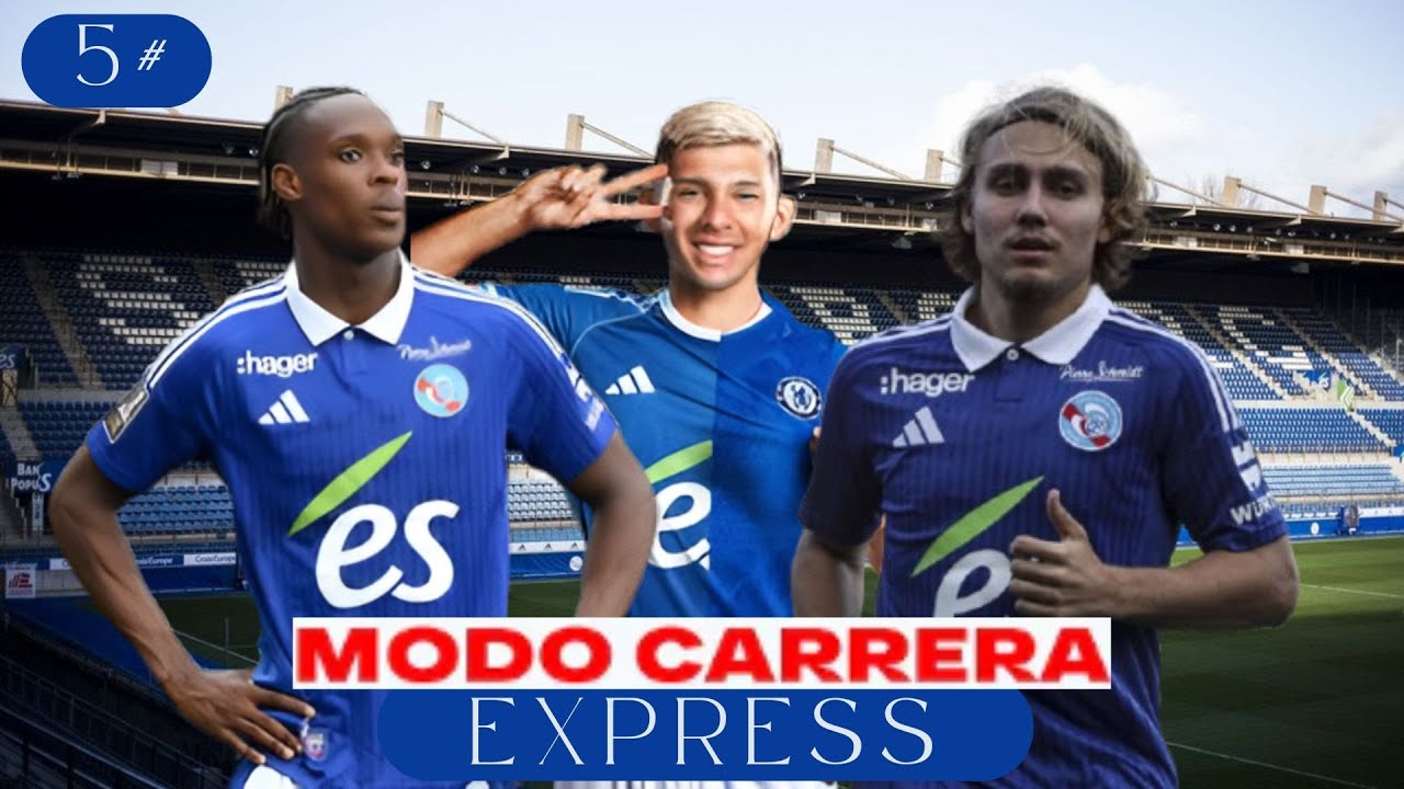 MANEJANDO al STRASBOURG la CANTERA del CHELSEA | Modo Carrera Express 5#