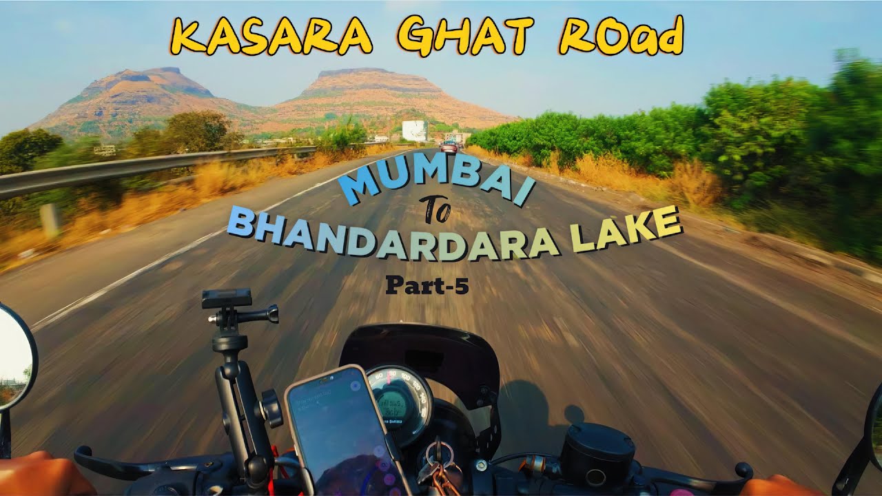 ⛰️ KASARA GHAT Road Ride | Mumbai to Bhandardara (Part-5) | Hunter 350 | MOTOVLOG MUMBAI