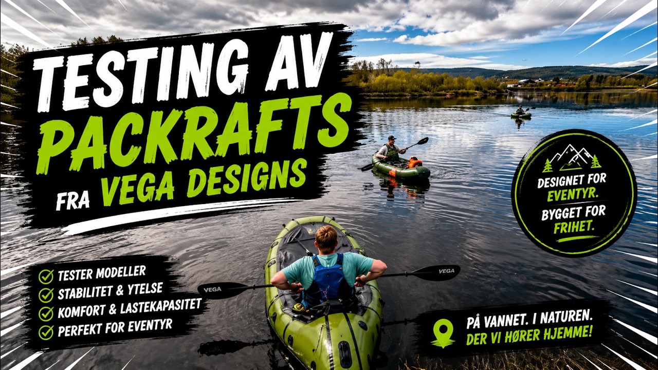 Eventyr på vannet – test av packraft fra West System  i norsk natur