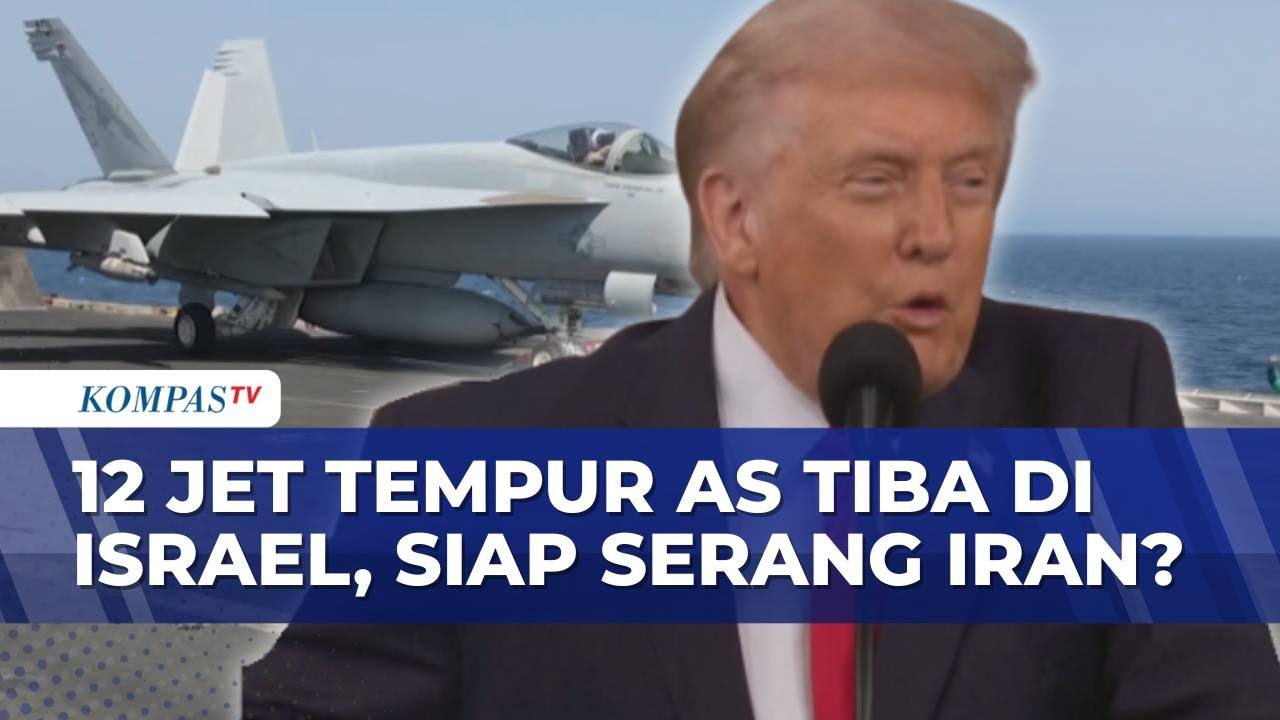 12 Jet Tempur AS Tiba di Israel, Jika Perundingan Nuklir Gagal Trump Ancam Tindakan Militer ke Iran
