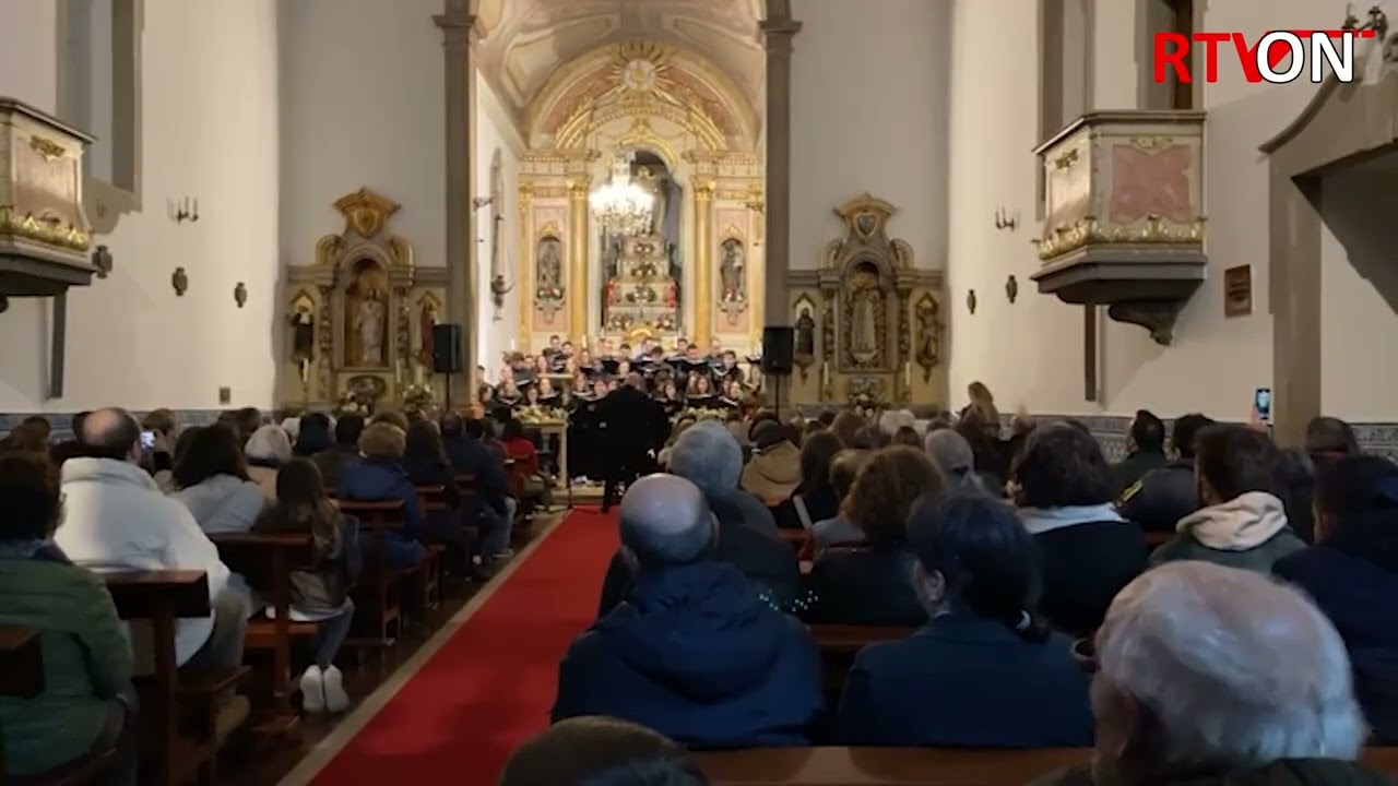 Concerto de Natal na Moita dos Ferreiros, no concelho da Lourinhã, pelo coro Lisbon Film Orhcestra