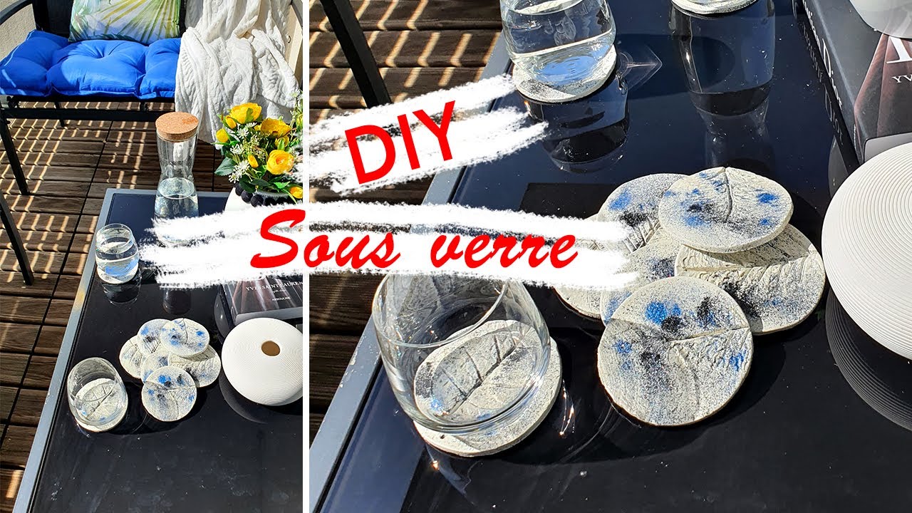 DIY SOUS VERRE FACILE: avec la pate fimo