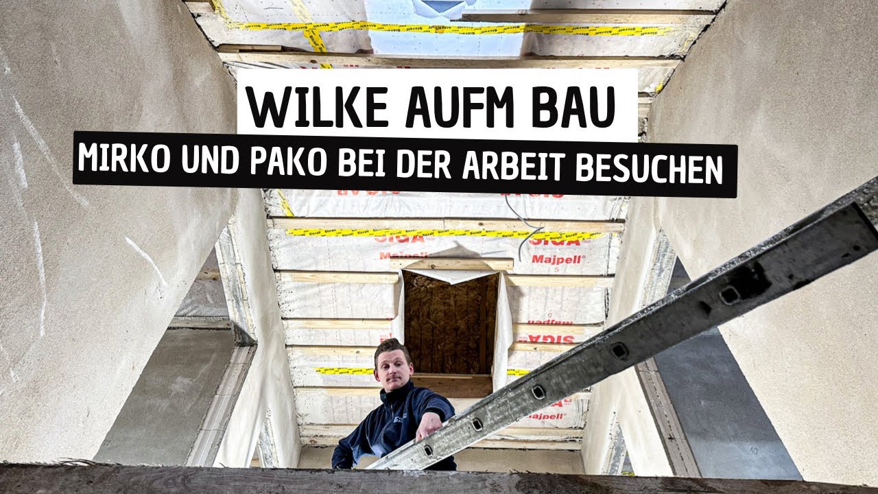 Baustellen Besuch bei Mirko & Pako!