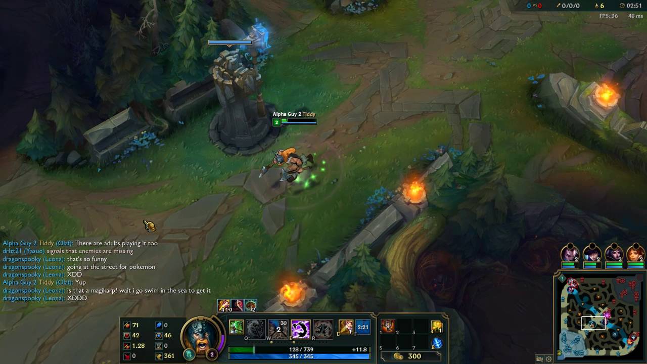 [LoL] Olaf Outplay -Summoner's Rift