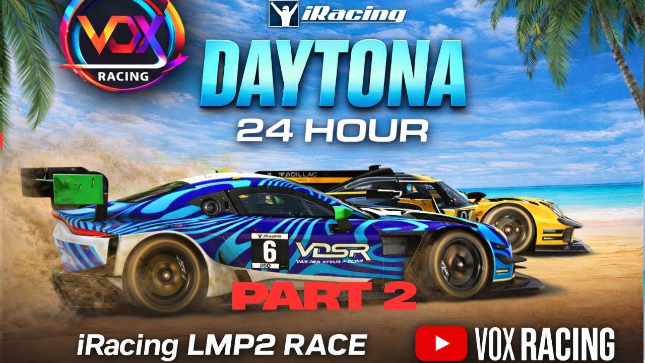 iRacing | Daytona 24hr | Multi-Class Special Event | LMP2 | Sim Racing | Live | Part 2