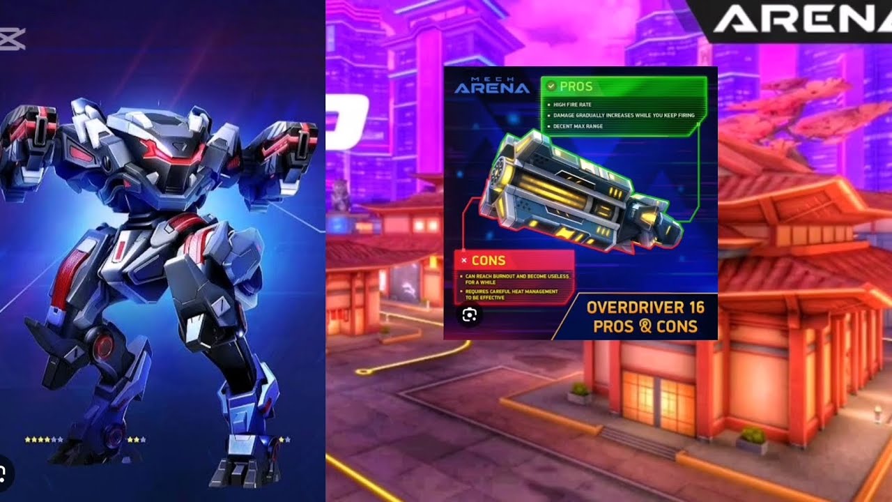 God build for mid to late game(mech arena)