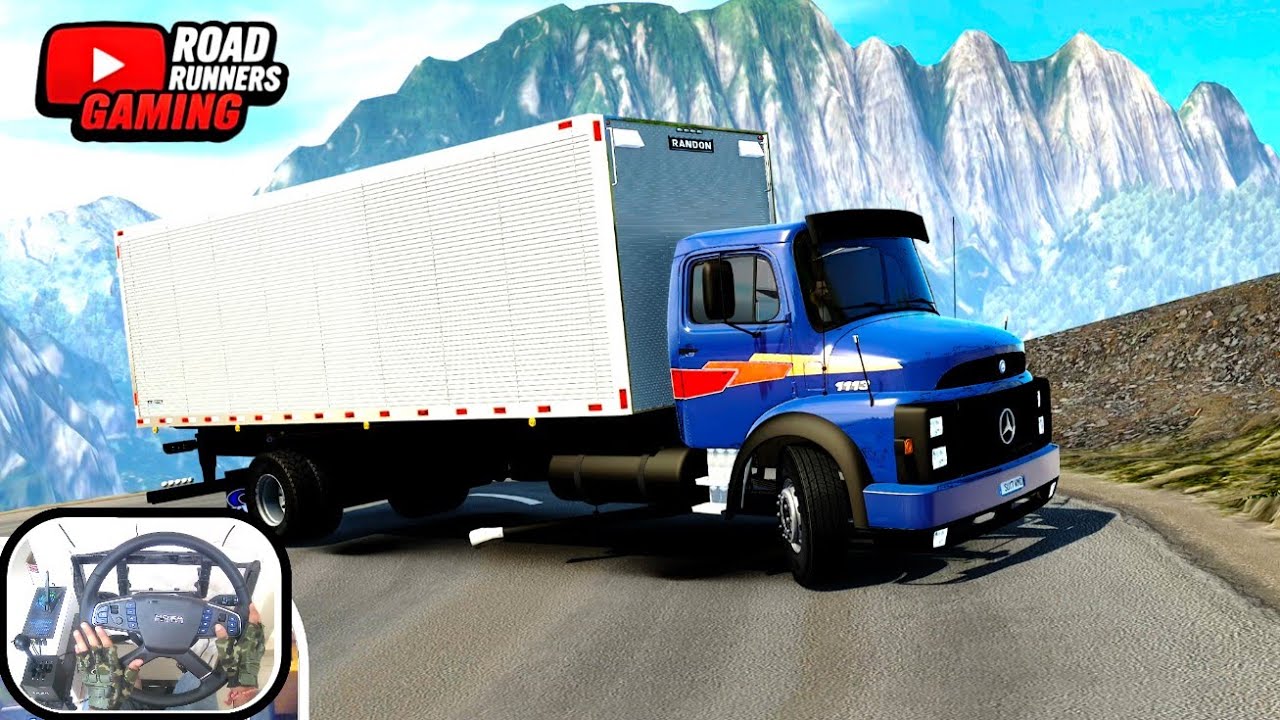 ETS2 Classic Rigid Chassis Mercedes Extreme Heavy Haul | Narrow Roads & Heavy Traffic