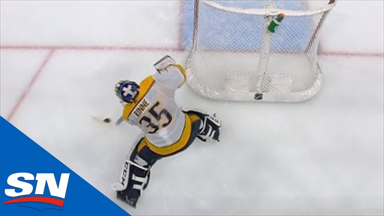 Pekka Rinne Scores Rare Goalie Goal For Predators