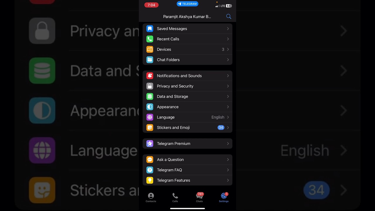 How to off background download on telegram #shorts