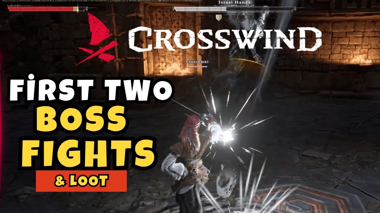 CROSSWIND Alpha Playtest – First Two Boss Fights (No Commentary)