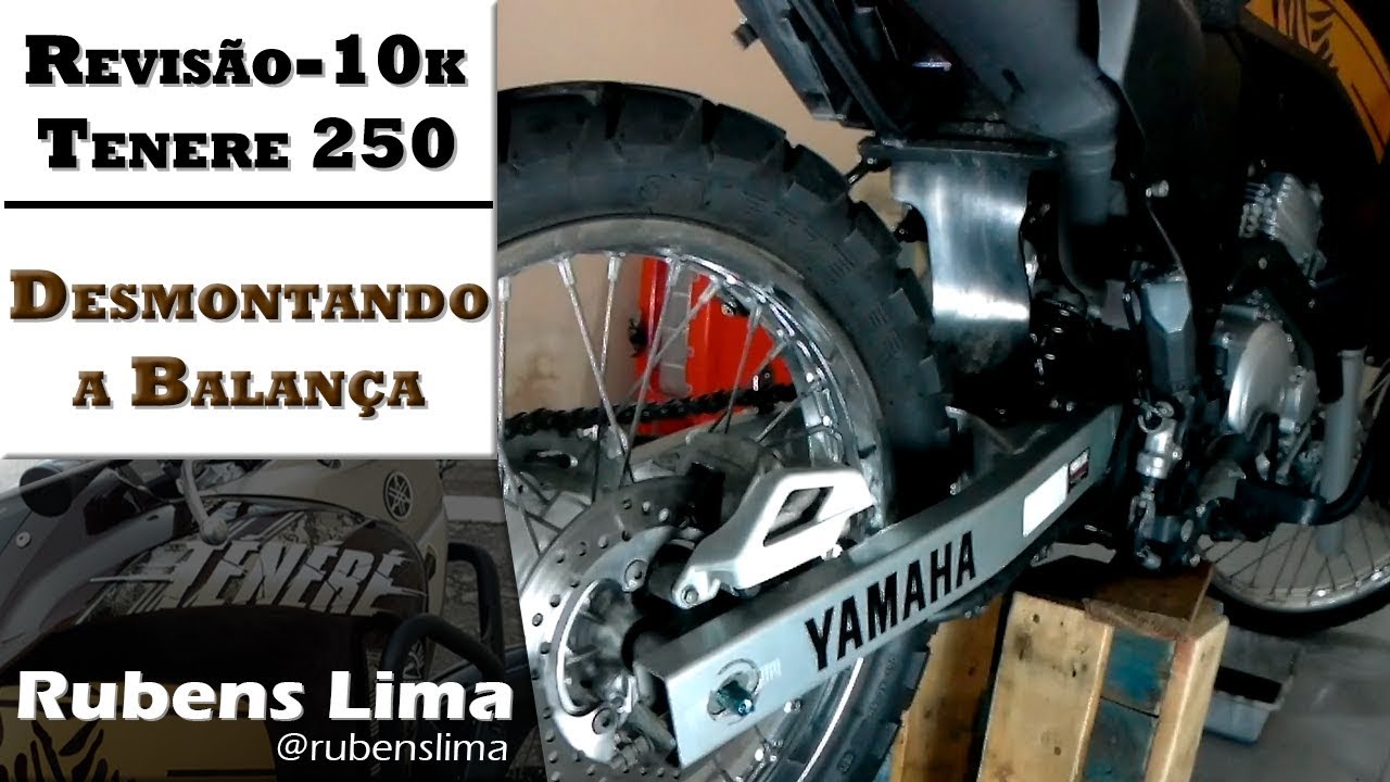 Desmontando a Balança da Tenere 250 na Revisão de 10000km - CL#45