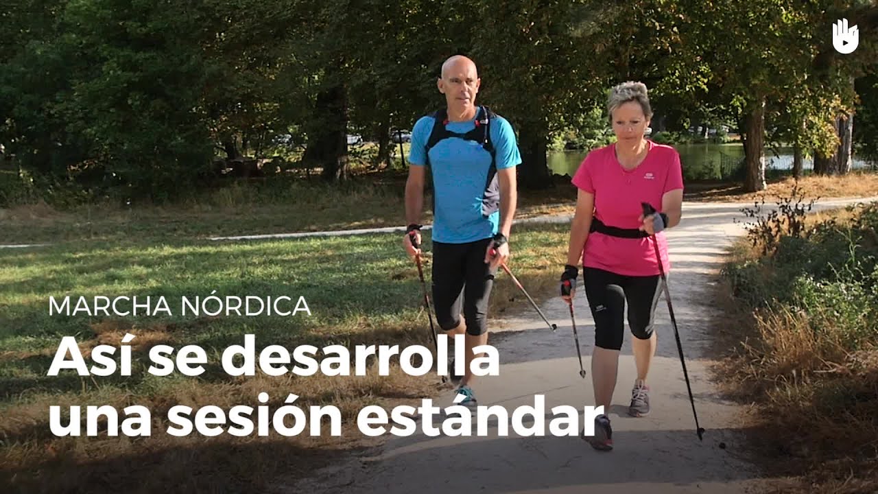 ¿Cómo es una sesión de marcha nórdica? | Marcha nórdica