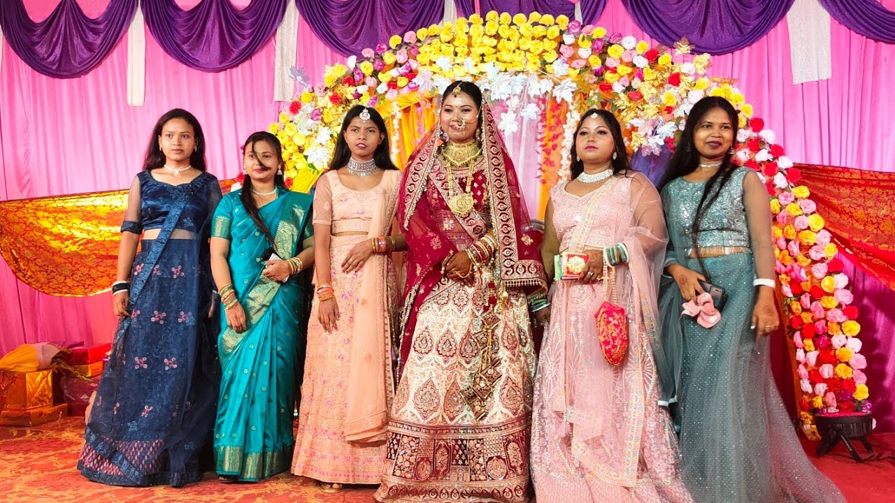rashmi sinku/rashmisinkuvlog-Di ki Reception Party/shaadi ke geet/ho marriage/AADIWASI WEDDING