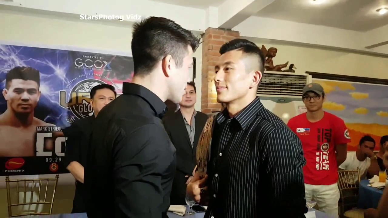 Боец URCC Pinoy «Муген» расстроен корейским бойцом! Почти подрался на PressCon!