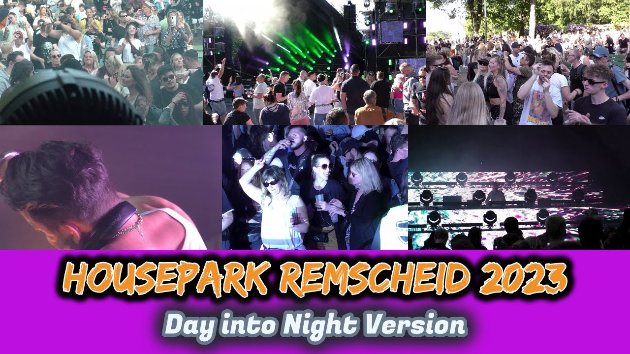 Housepark Remscheid 2023 (Day into Night)