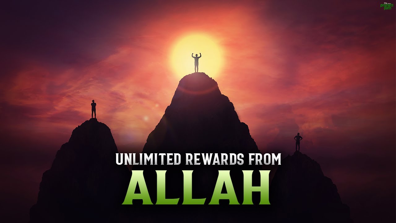 THIS PERSON WILL BE GETTING UNLIMITED REWARDS FROM ALLAH