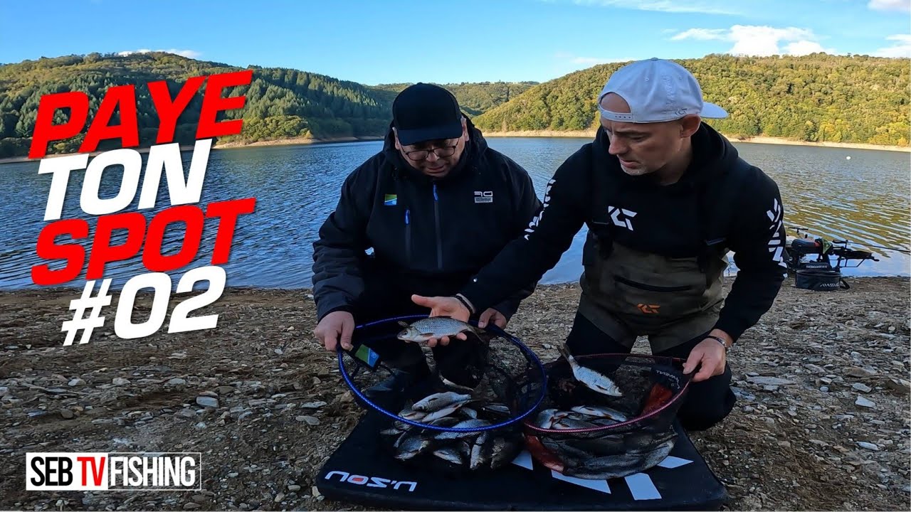 Pêche au feeder au lac de barrage de Sarrans avec Philippe | PAYE TON SPOT #02
