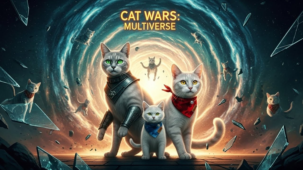 MaMa Cat: CAT WARS: MULTIVERSE | Feline Heroes Assemble!