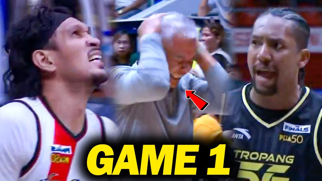 WILD ENDING sa Game 1 ng Finals! Nagwala na si Coach Chot! Sayang Comeback na Sana, Mamaw si Abai!