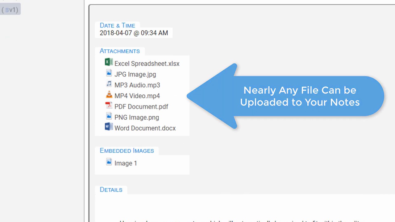 Forensic Notes  - How to add Attachments