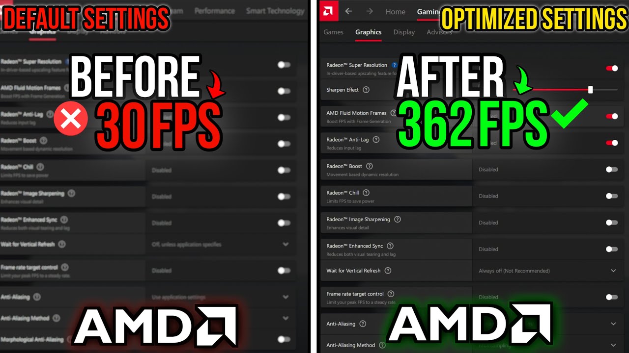 🔧Best AMD Radeon Settings for Gaming & Performance in 2025 - AMD New Settings📈✅