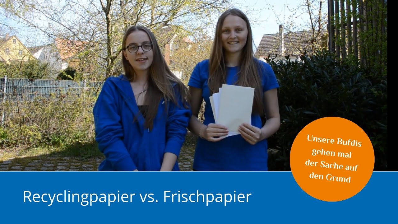 Frischpapier vs. Recyclingpapier