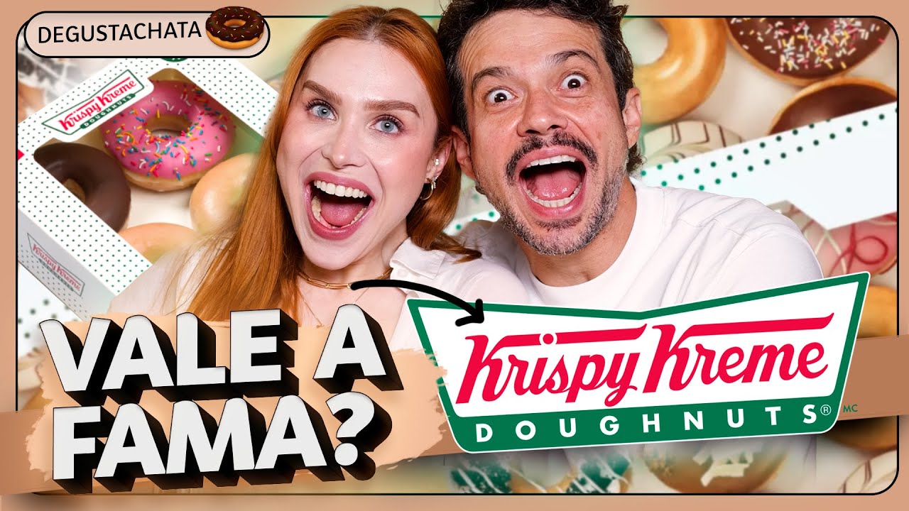 Krispy Kreme: Provamos TODOS! Qual o melhor DONUT? #DEGUSTACHATA Está de Volta! | Lu Ferreira