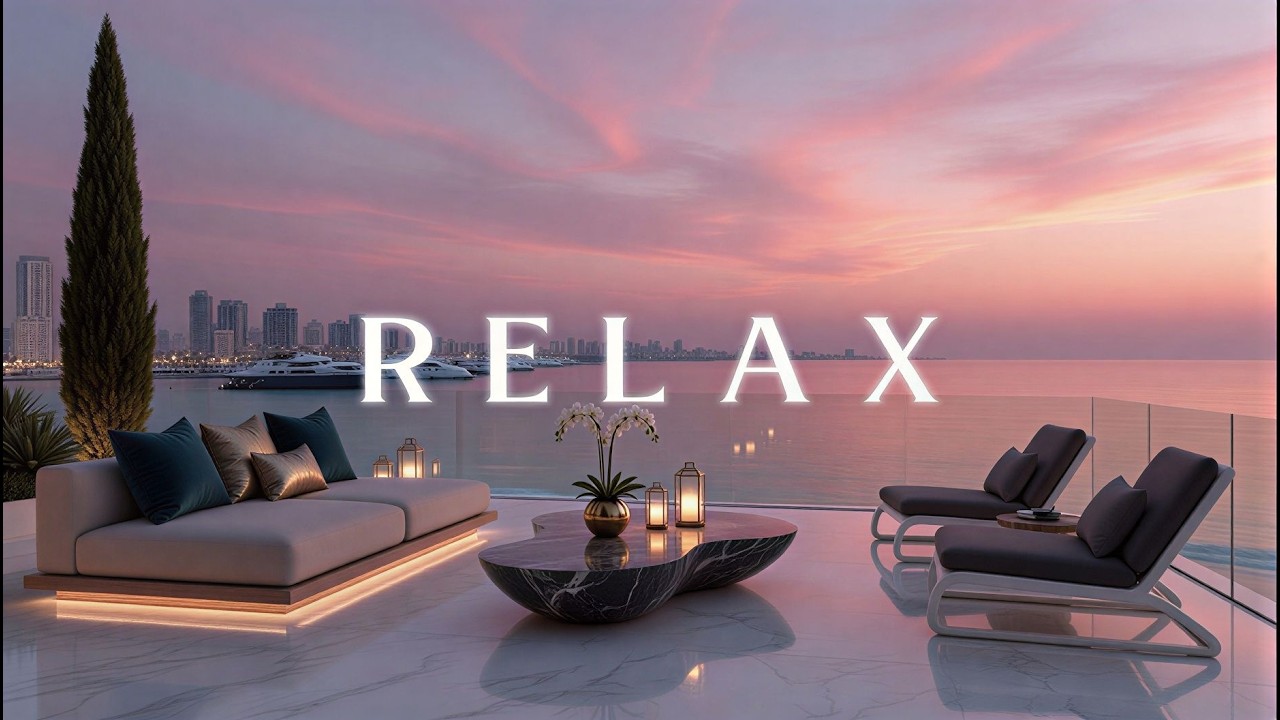 Luxury Chillout Lounge ~ Golden Sunset Vibes | Relaxing Ambient Chillout Music Experience