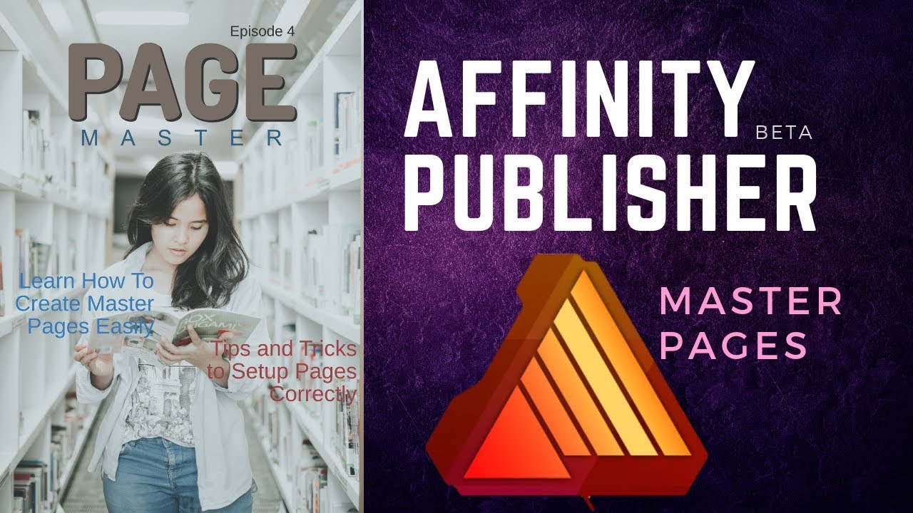 Create Pages and Master Pages in Affinity Publisher Beta