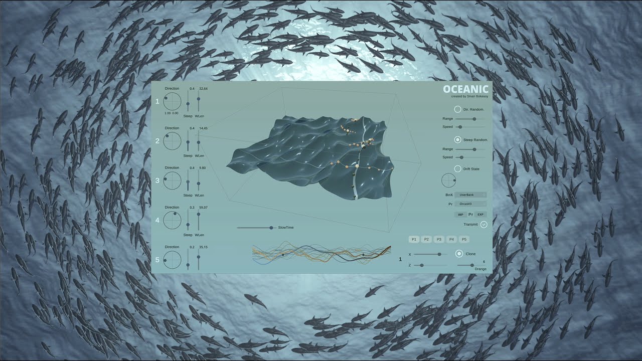 Oceanic, harmony in motion.