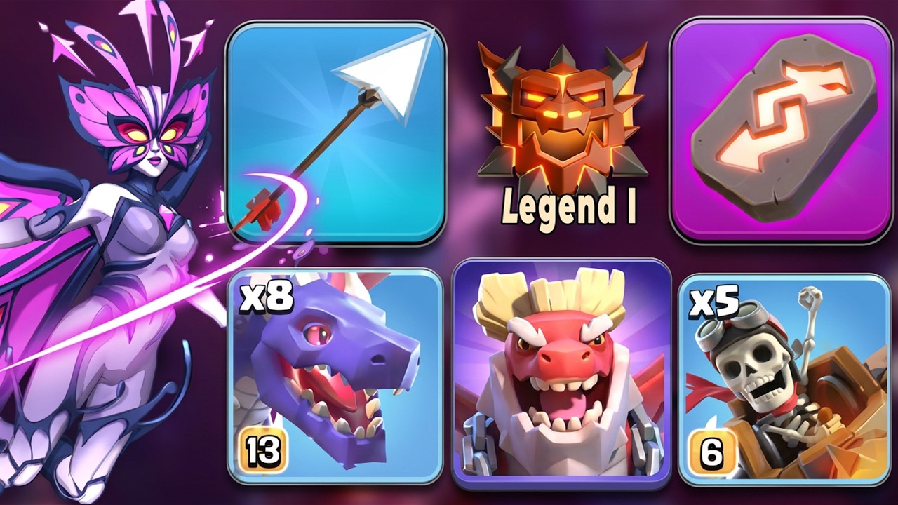 This NEW Duke Revenge Deck Makes Hydra So Strong! | Dragon + Dragon Rider Legend1 Strategy | COC