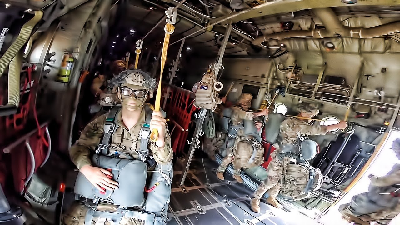 U.S. Army Jumpmaster Helmet-Cam • Exercise Skybridge 21