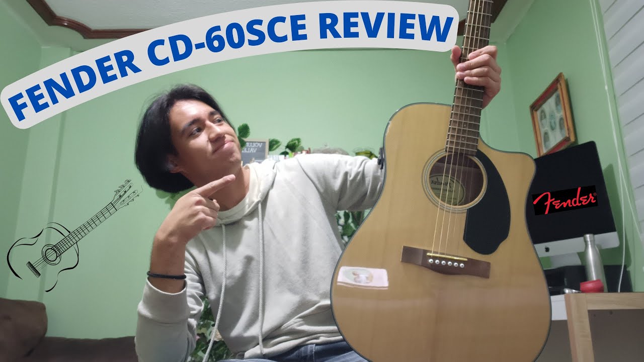 FENDER CD-60SCE Una guitarra de entrada con un sonido excepcional... #fender #review