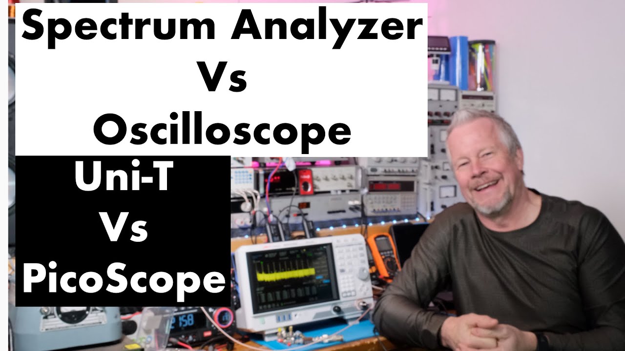 Анализатор спектра против осциллографа БПФ: Uni-T UTS3021B против PicoScope 5444D MSO #12bitoscil...