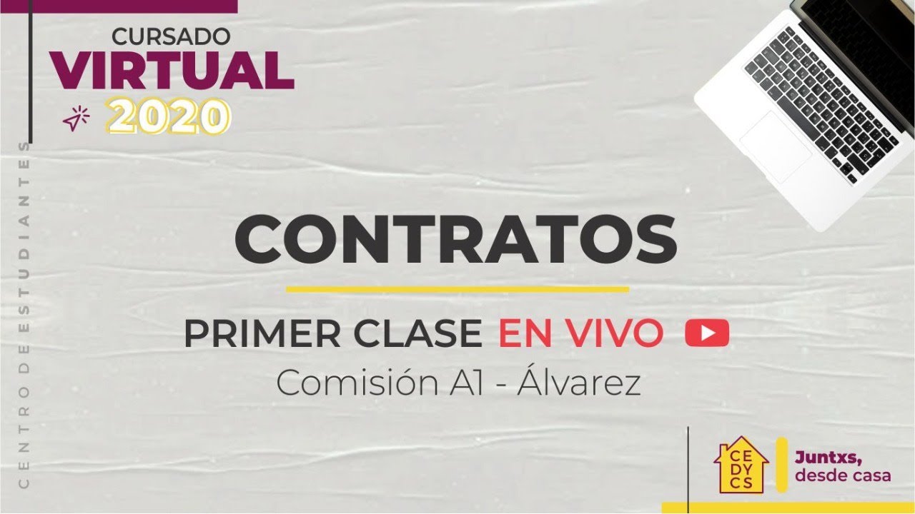 Derecho de los Contratos - Clase de Presentación | Cátedra A1 - Alvarez