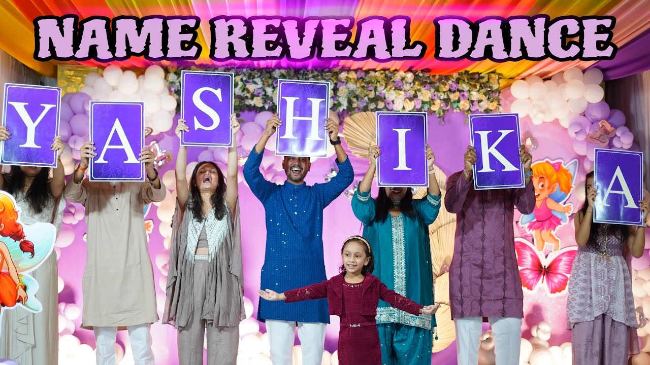 Name Reveal Dance Performance | Name Reveal Idea | Tilakpure Family | Gladiator | Naming Ceremony 